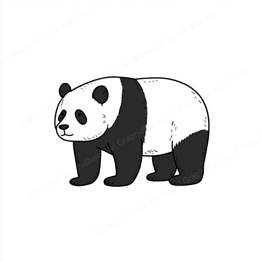Panda Vector Graphic preview