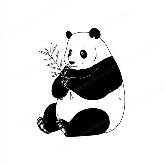 Panda Vector Graphic preview
