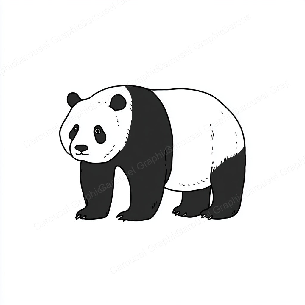 Panda Vector Graphic preview