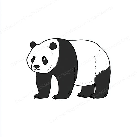 Panda Vector Graphic preview
