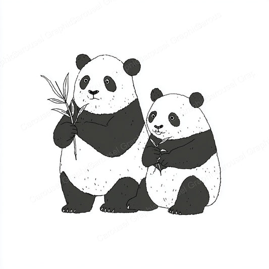 Panda Vector Graphic preview