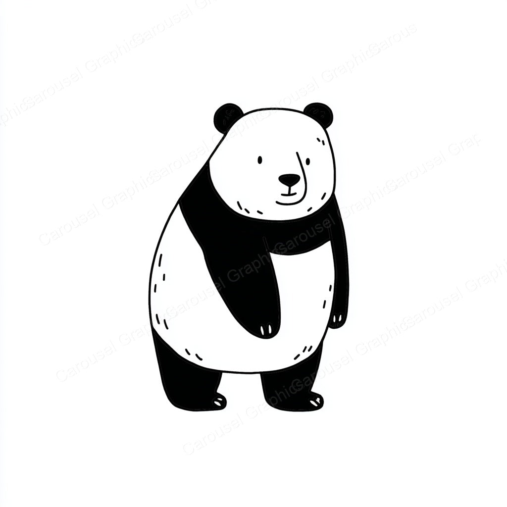 Panda Vector Graphic preview
