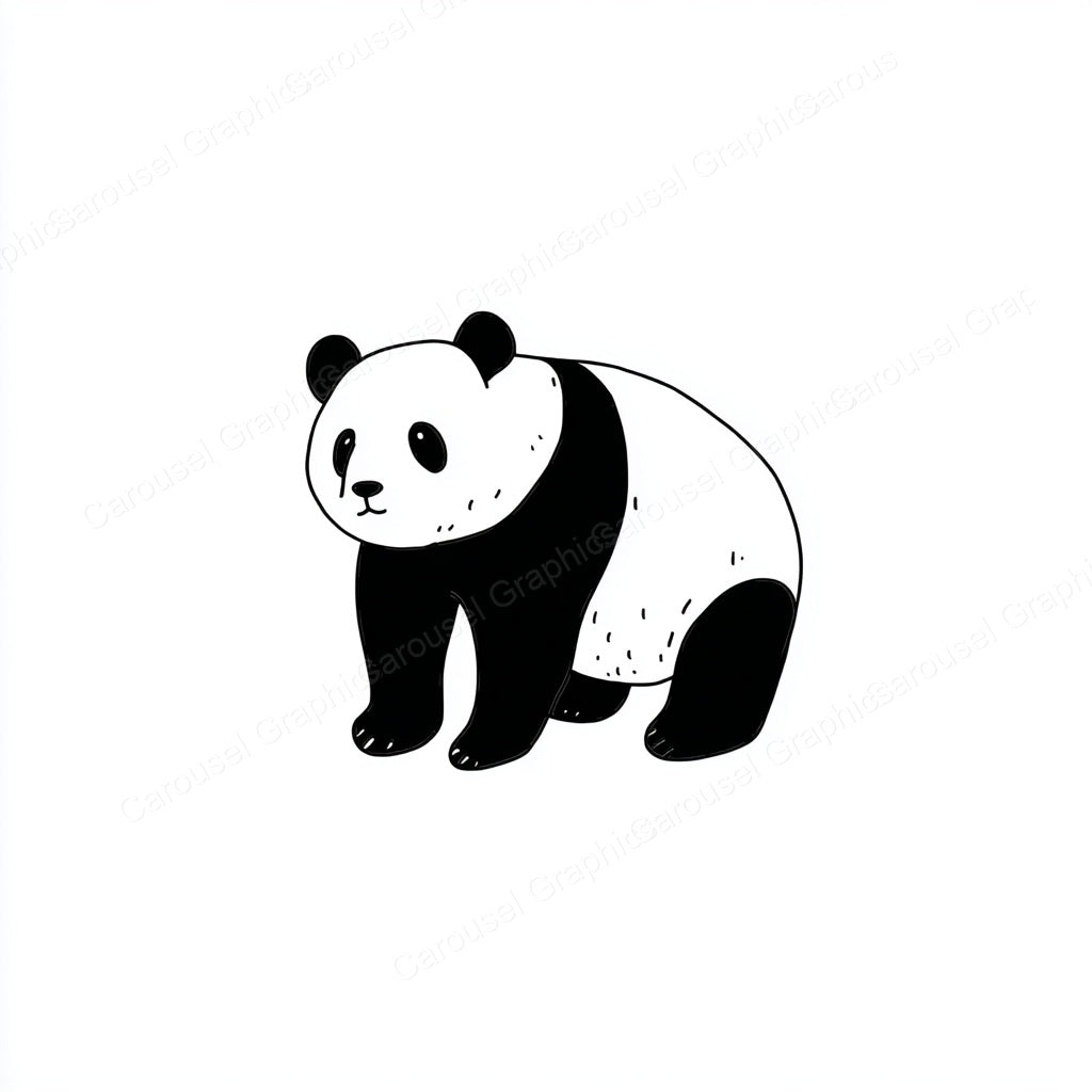 Panda Vector Graphic preview