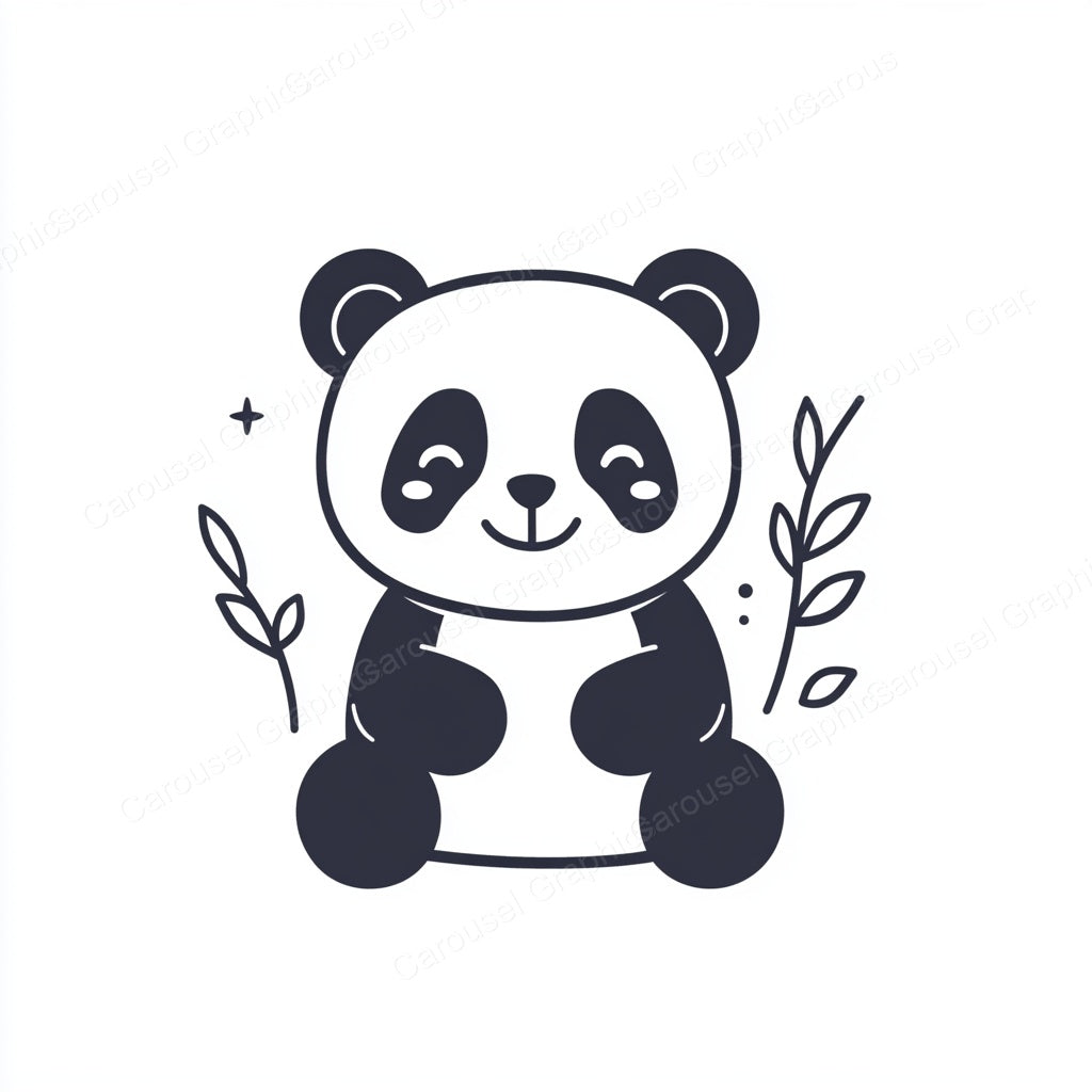Panda Vector Graphic preview