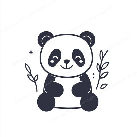Panda Vector Graphic preview
