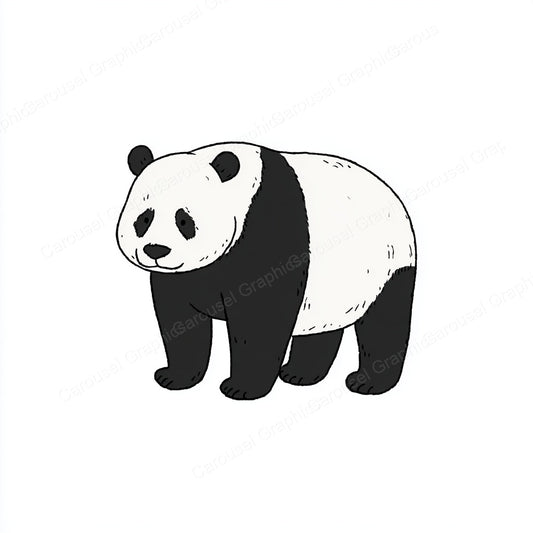 Panda Vector Graphic preview
