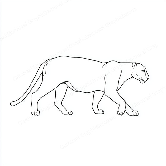 Panther Vector Graphic preview