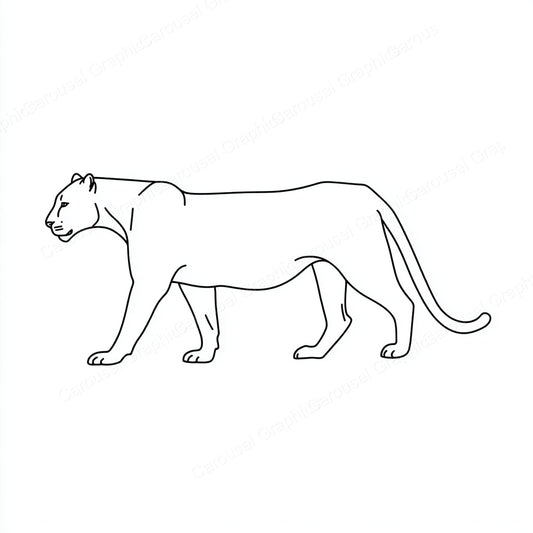Panther Vector Graphic preview