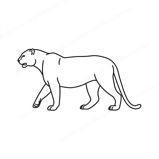 Panther Vector Graphic preview