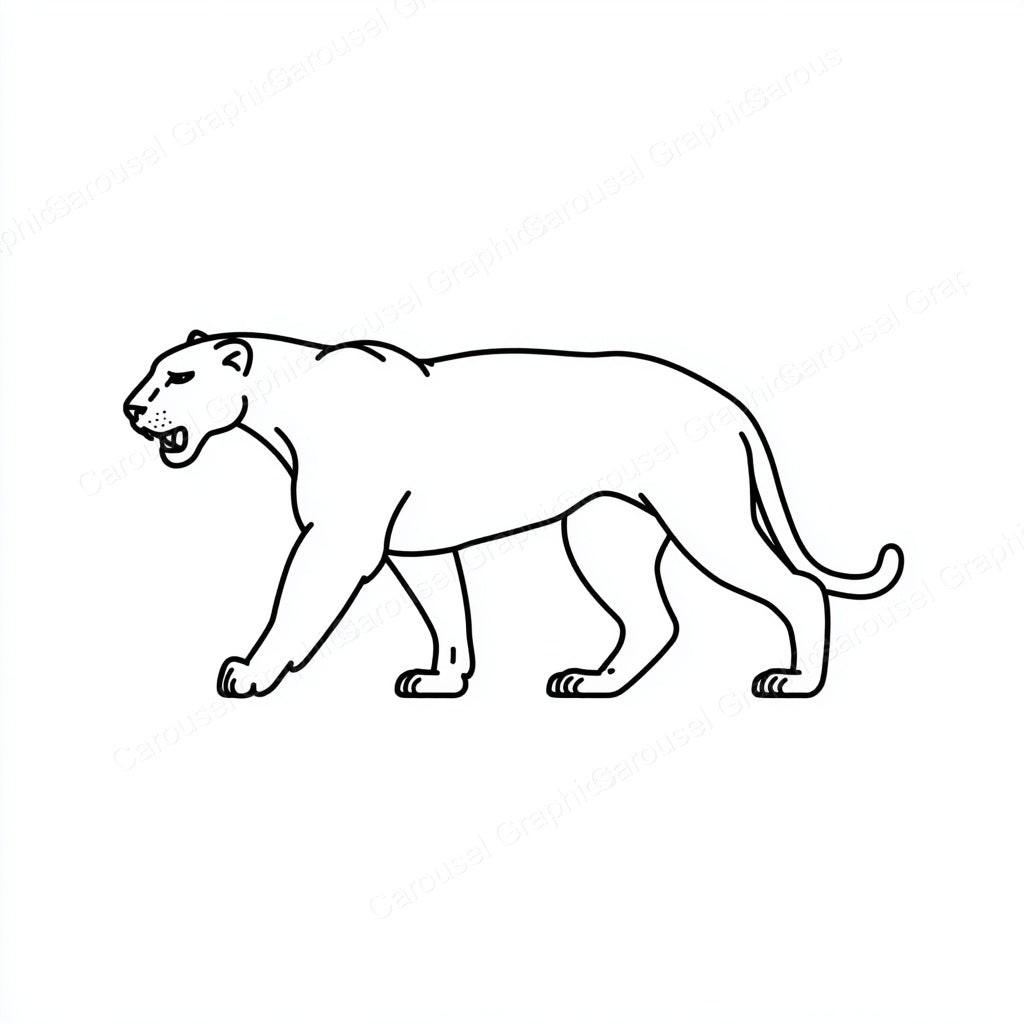 Panther Vector Graphic preview
