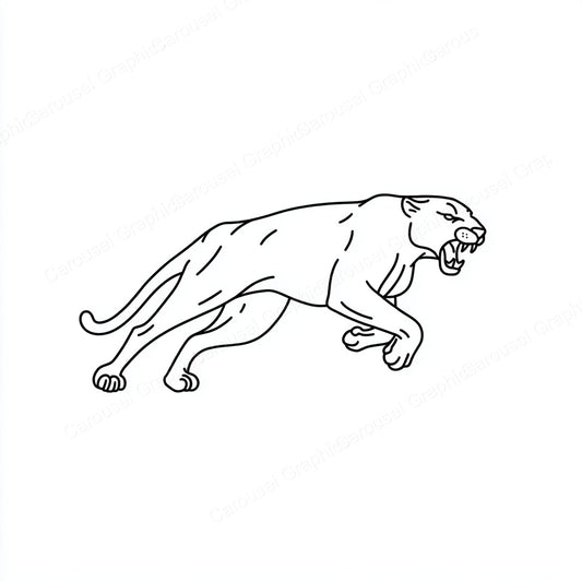 Panther Vector Graphic preview