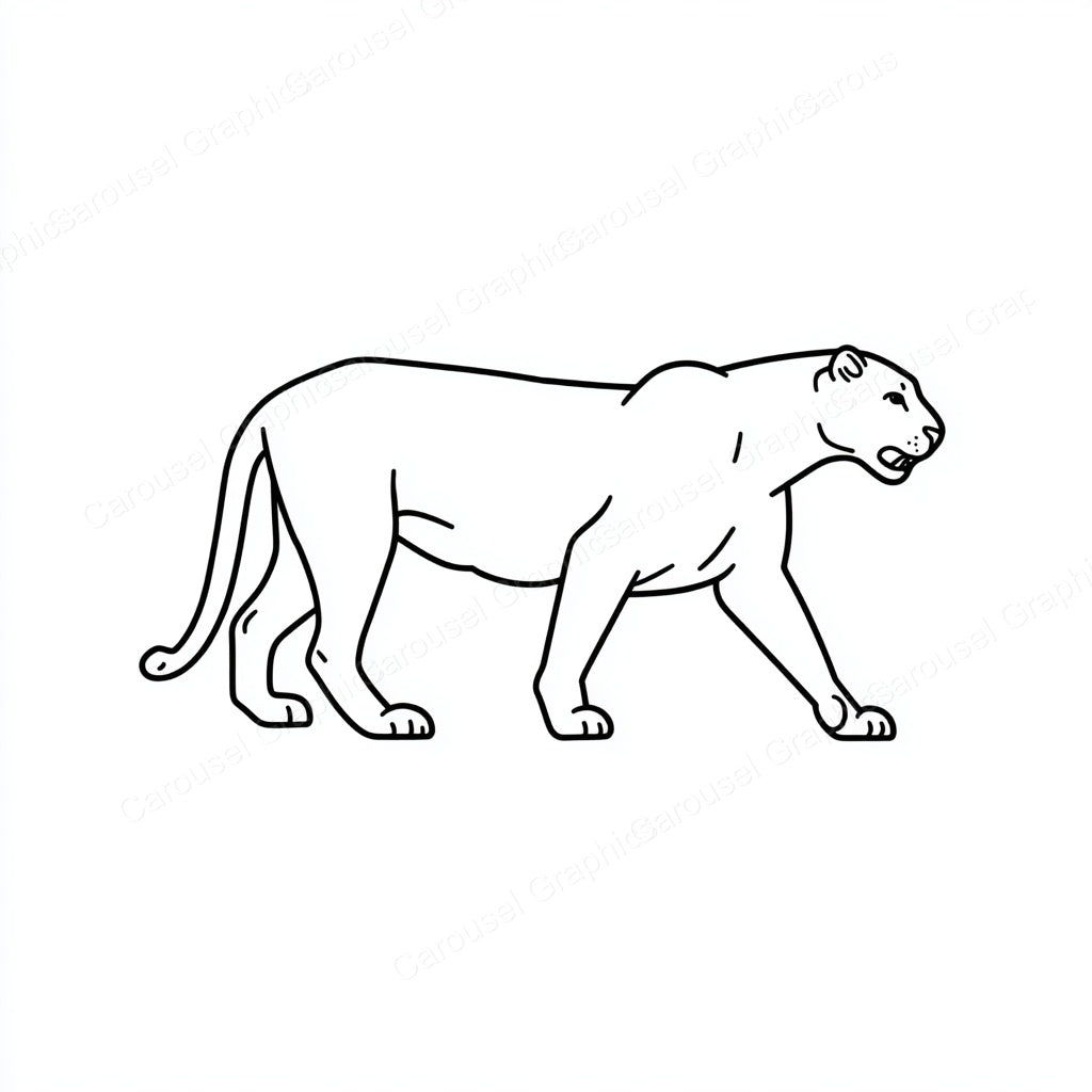 Panther Vector Graphic preview