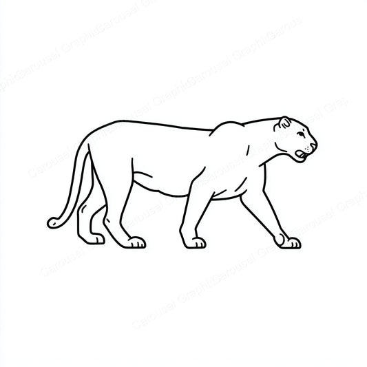 Panther Vector Graphic preview
