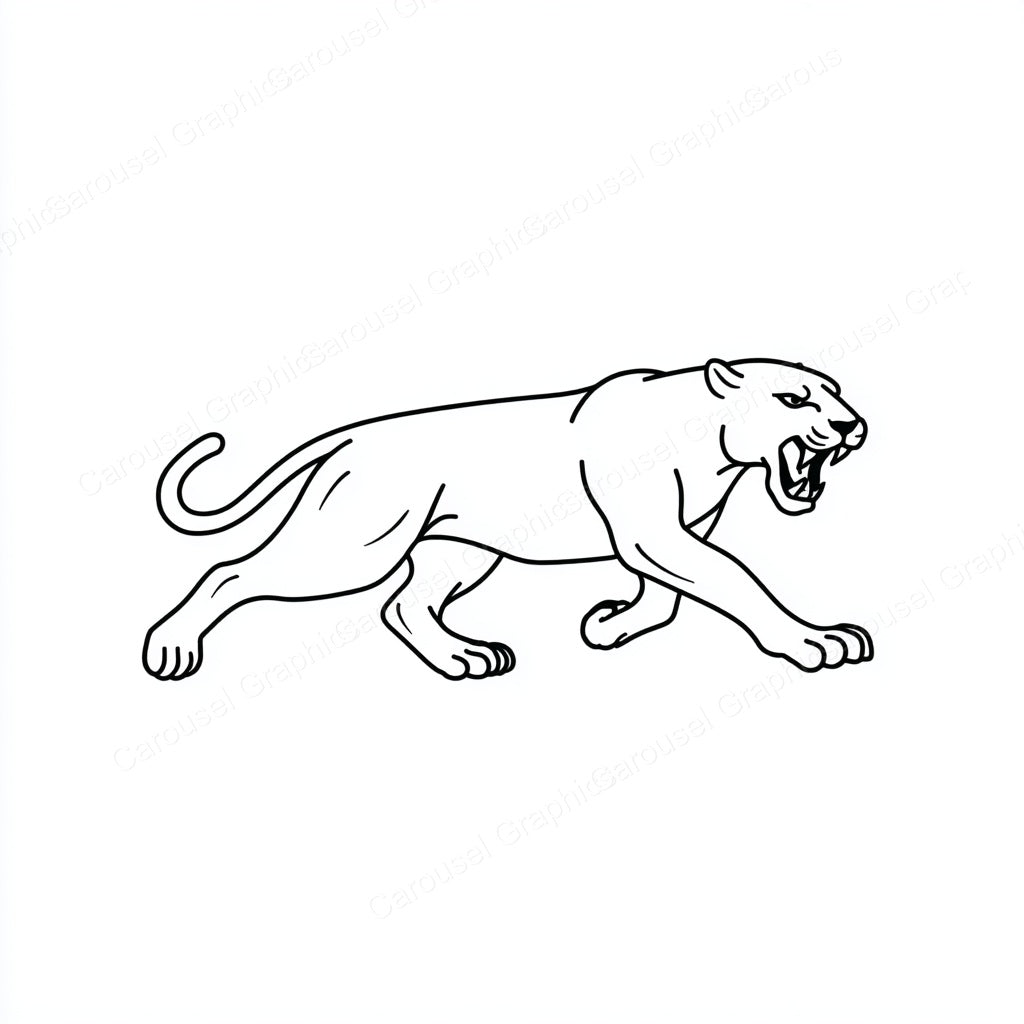 Panther Vector Graphic preview