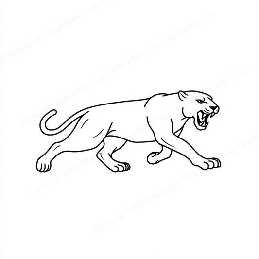 Panther Vector Graphic preview
