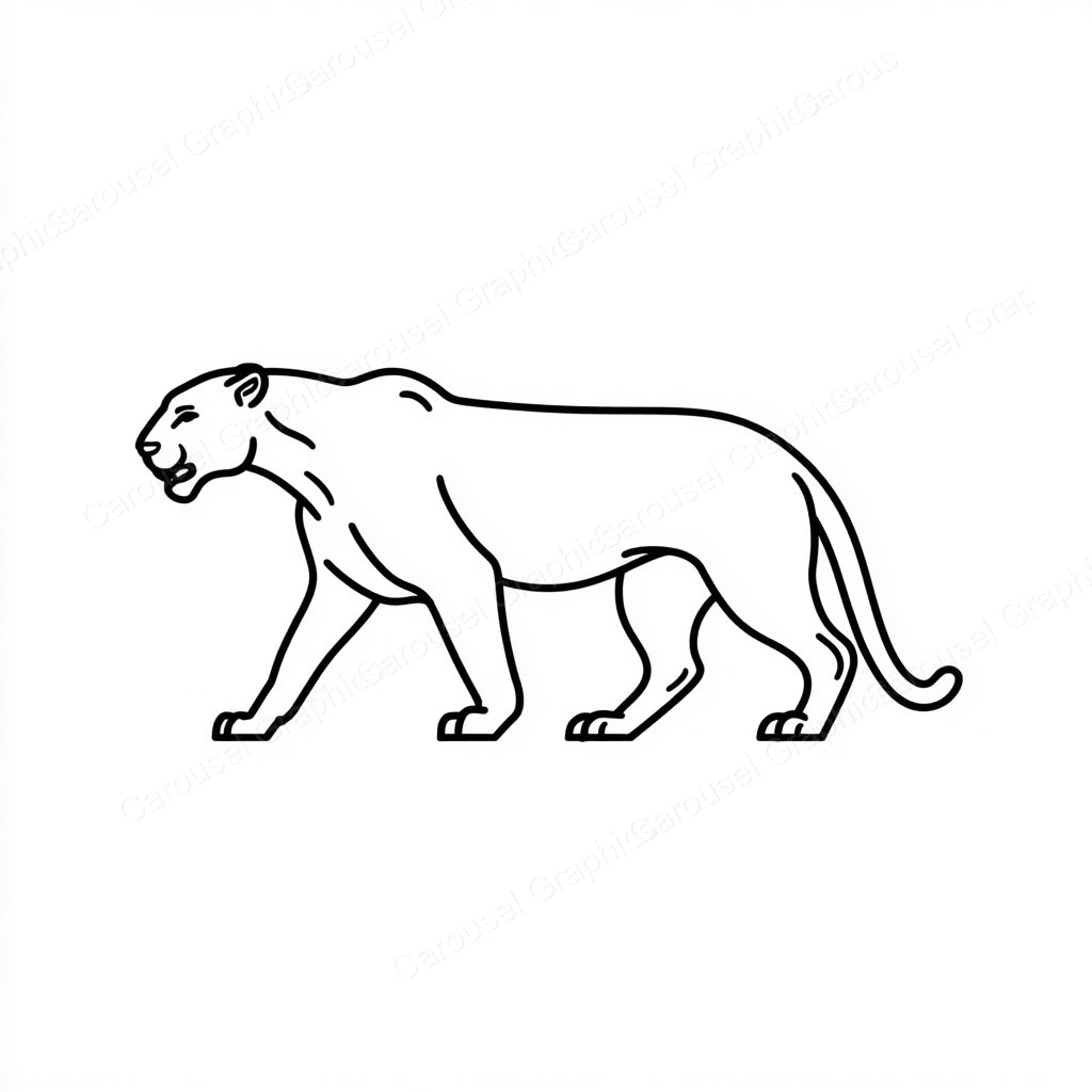 Panther Vector Graphic preview
