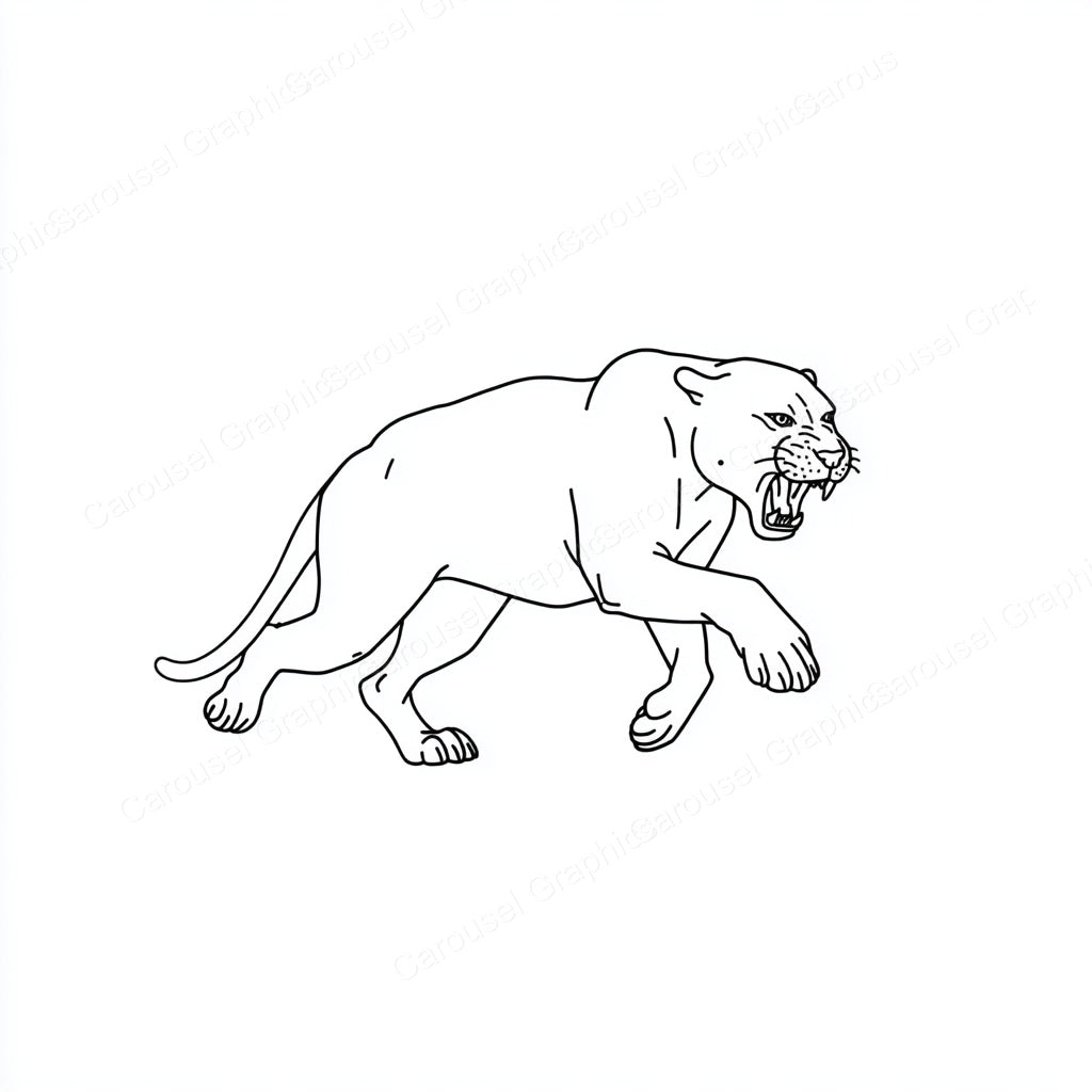 Panther Vector Graphic preview