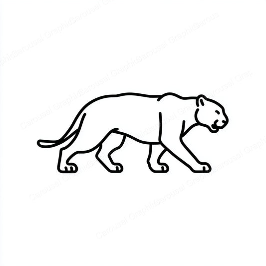 Panther Vector Graphic preview