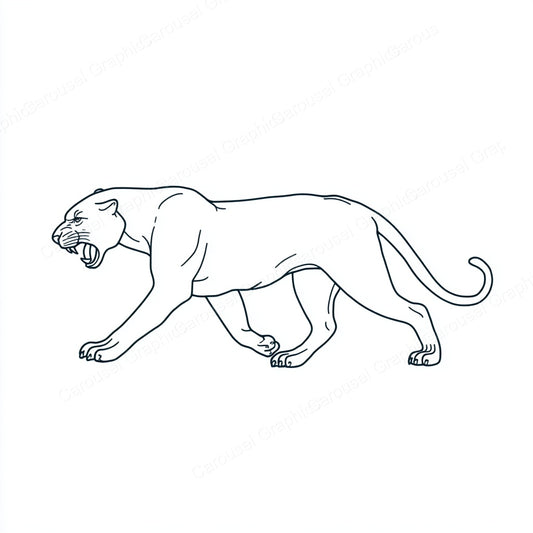 Panther Vector Graphic preview