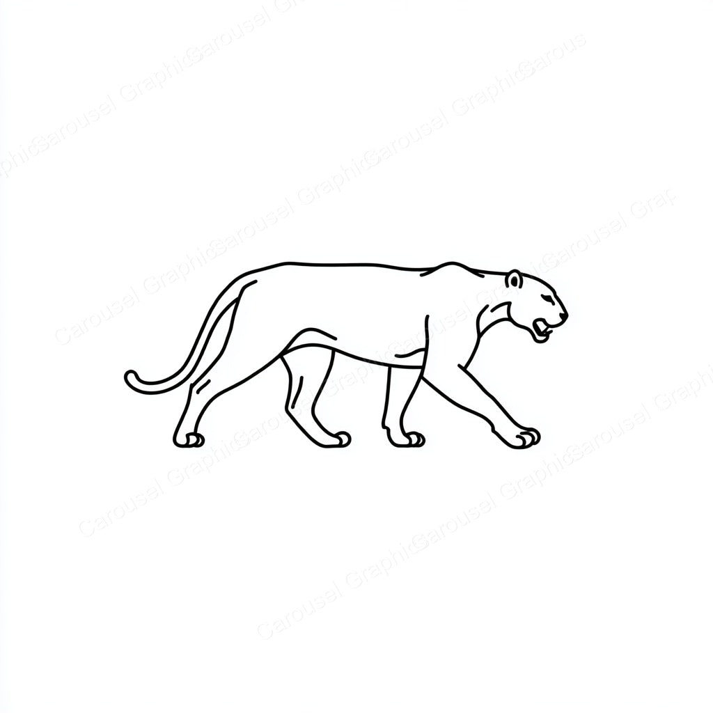 Panther Vector Graphic preview