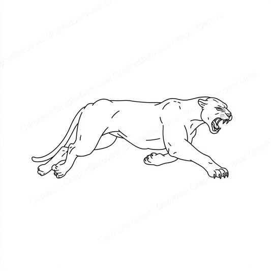 Panther Vector Graphic preview