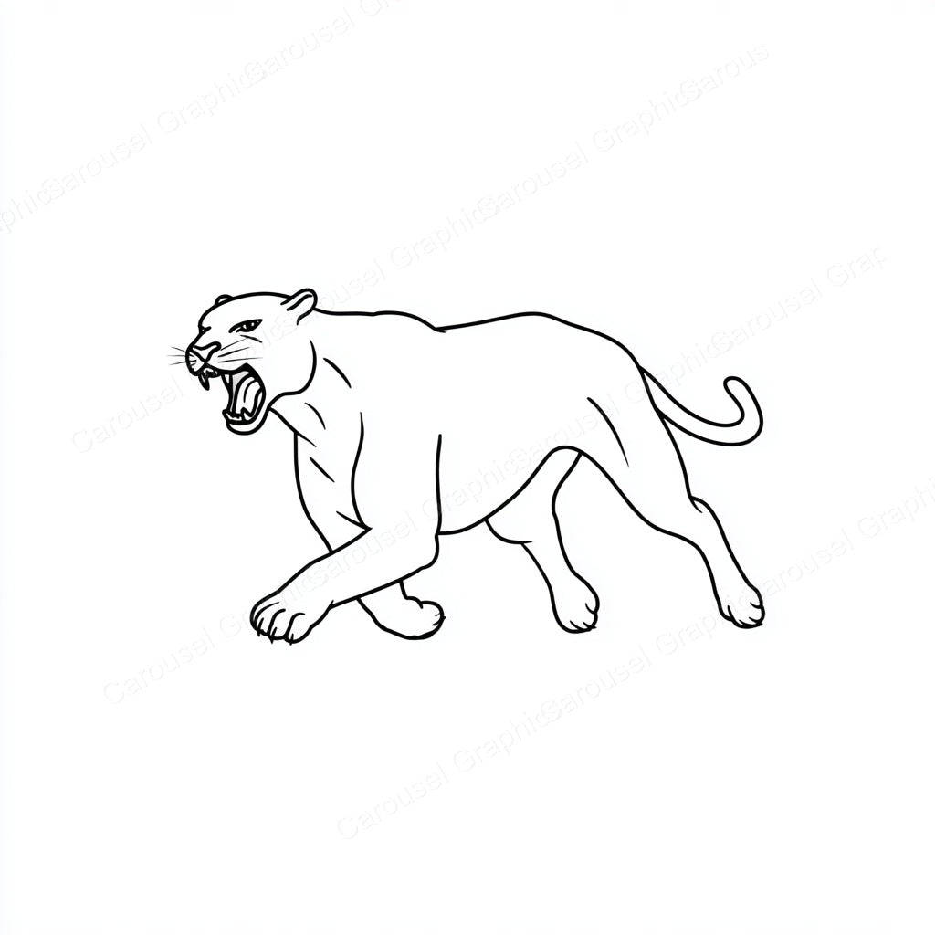 Panther Vector Graphic preview