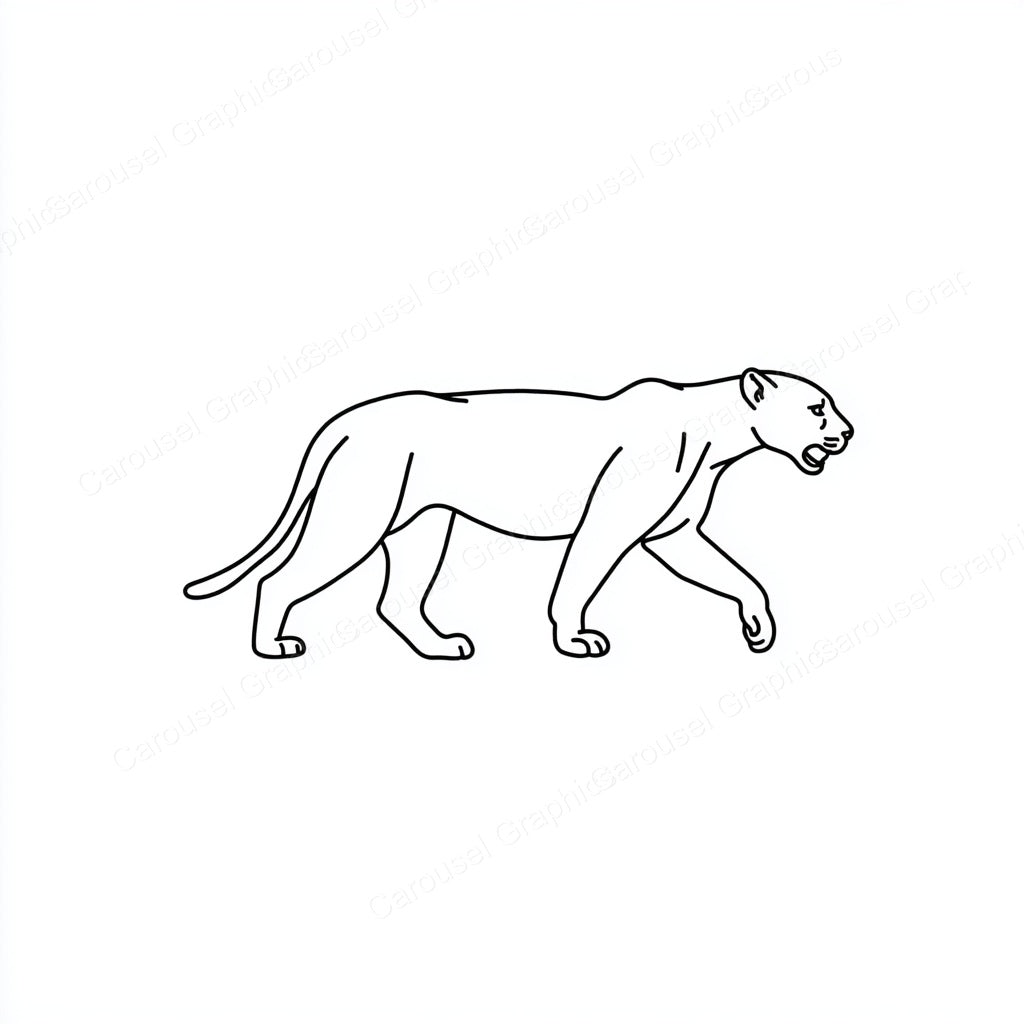 Panther Vector Graphic preview