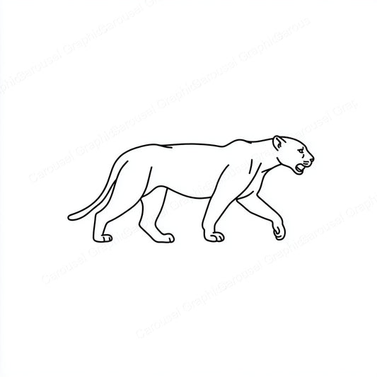 Panther Vector Graphic preview