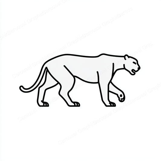 Panther Vector Graphic preview