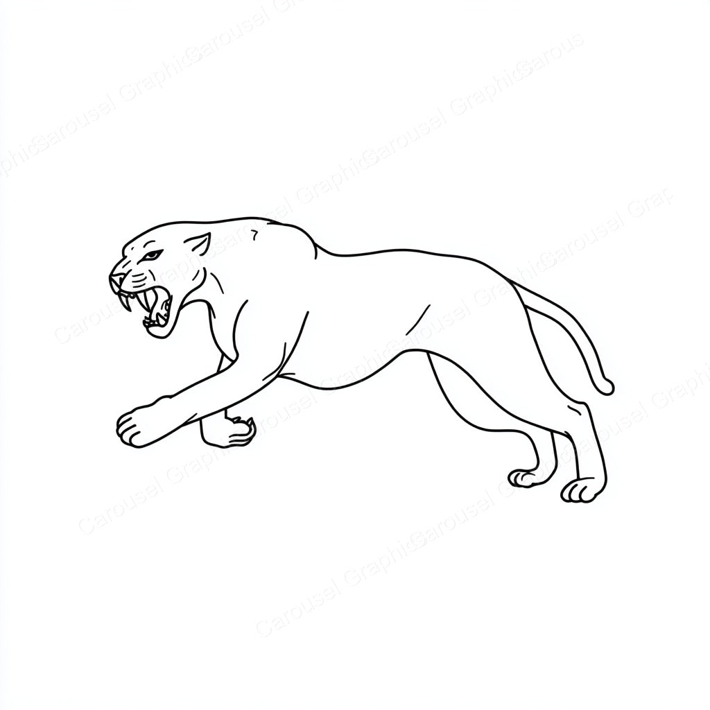 Panther Vector Graphic preview