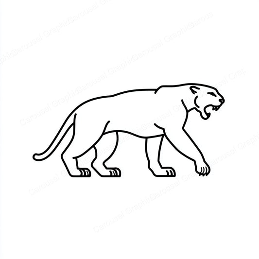 Panther Vector Graphic preview
