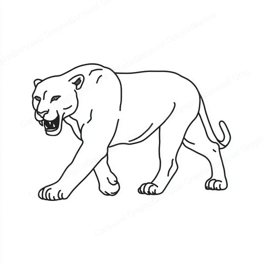 Panther Vector Graphic preview