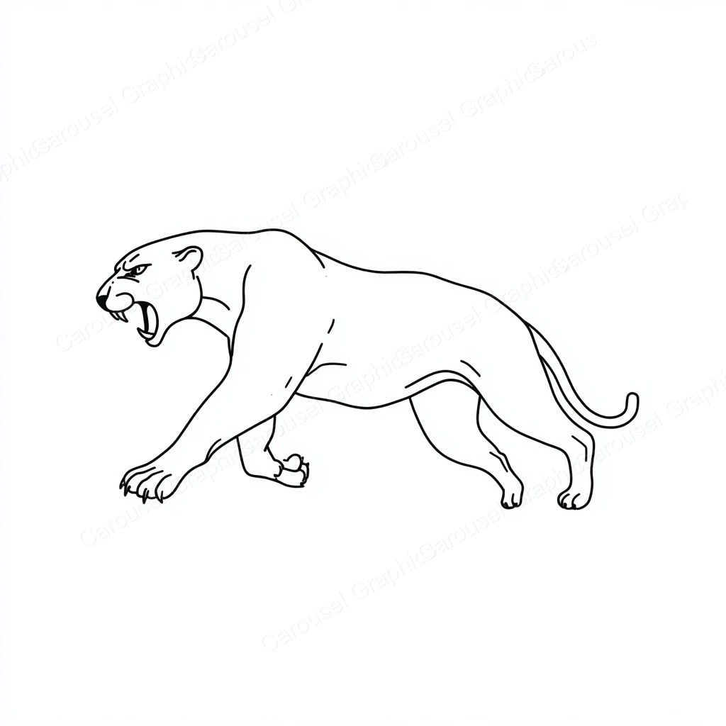 Panther Vector Graphic preview
