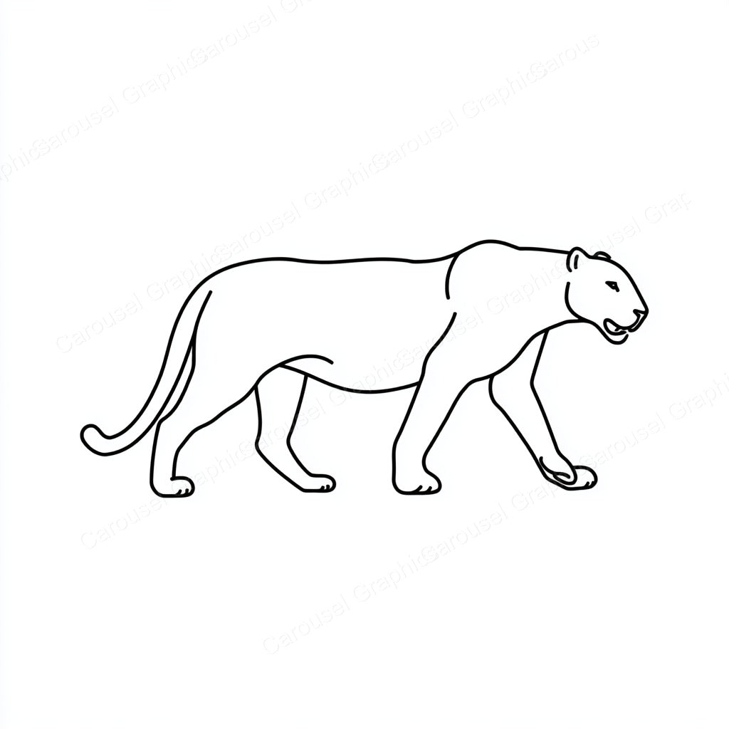 Panther Vector Graphic preview