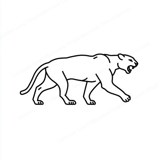 Panther Vector Graphic preview