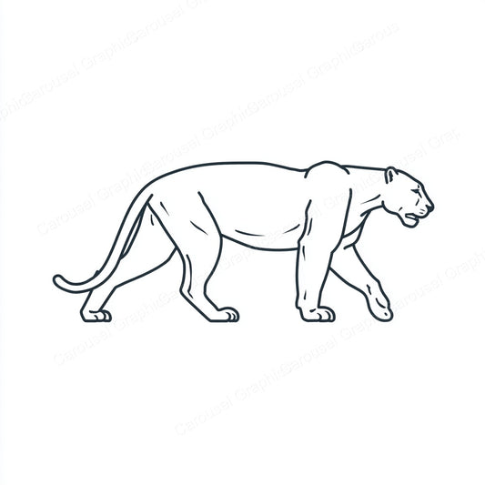 Panther Vector Graphic preview