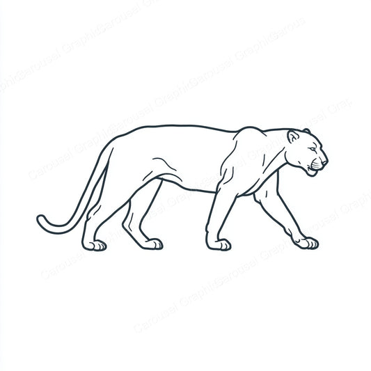 Panther Vector Graphic preview