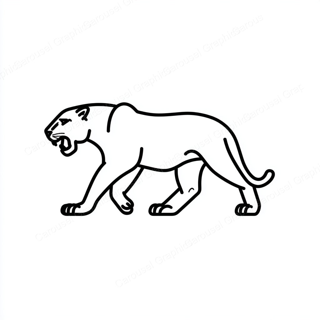 Panther Vector Graphic preview