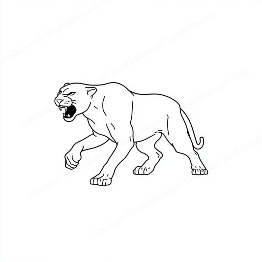 Panther Vector Graphic preview
