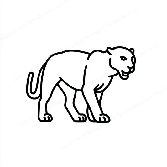 Panther Vector Graphic preview
