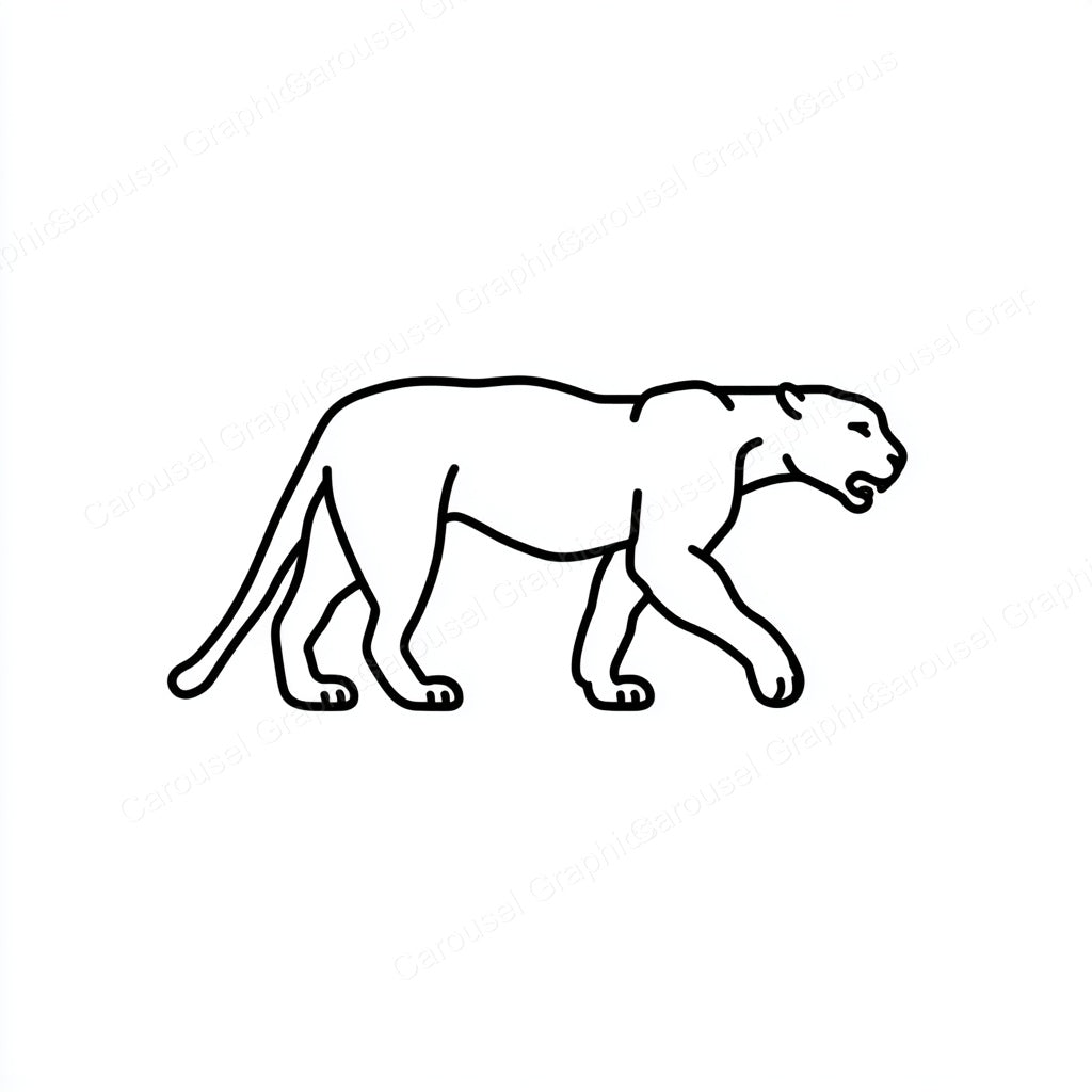 Panther Vector Graphic preview