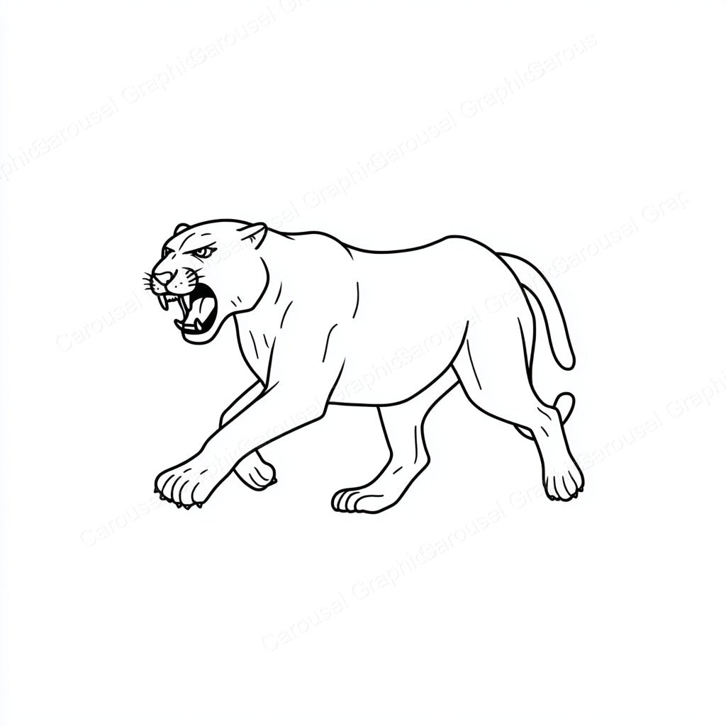Panther Vector Graphic preview