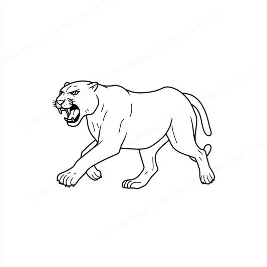 Panther Vector Graphic preview