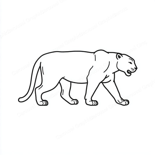 Panther Vector Graphic preview