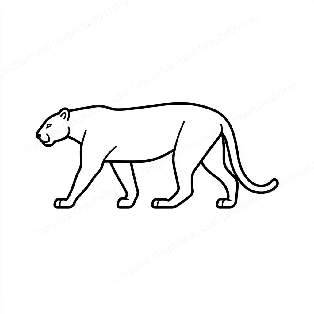 Panther Vector Graphic preview