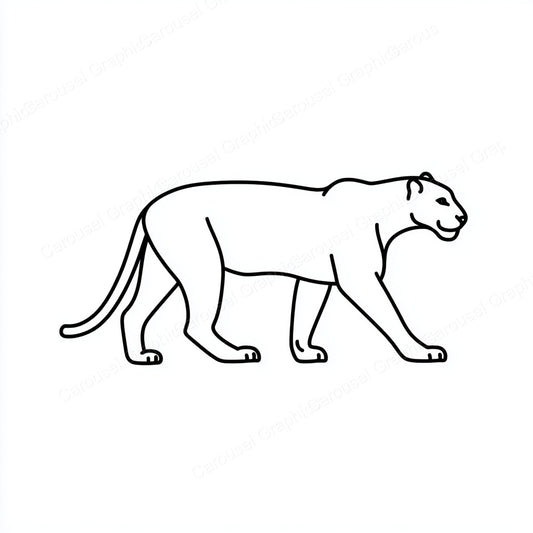 Panther Vector Graphic preview