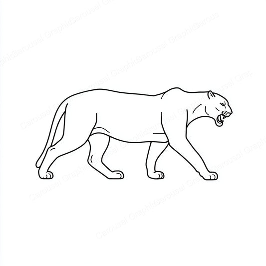 Panther Vector Graphic preview