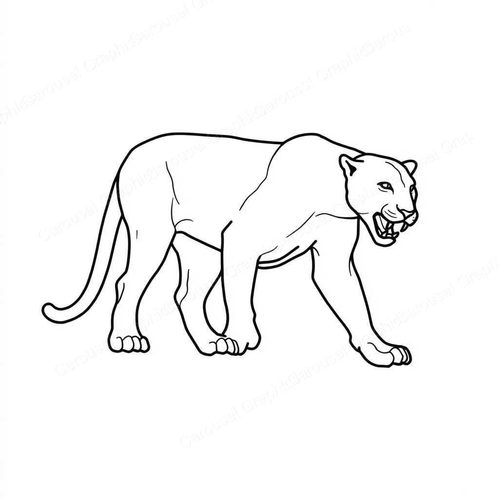 Panther Vector Graphic preview