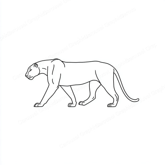 Panther Vector Graphic preview