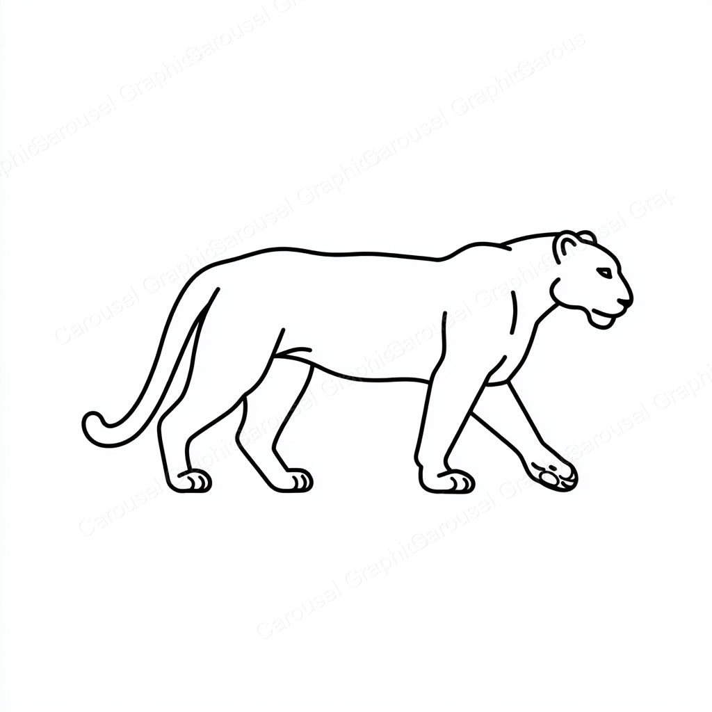 Panther Vector Graphic preview